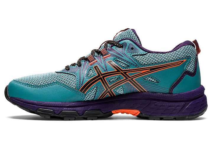 Asics GEL-VENTURE 8 Ženske Tekaški Čevlji Temno Zelene Oranžne | Slovenija-3074685