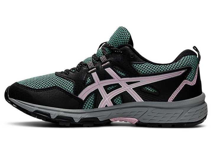 Asics GEL-VENTURE 8 Ženske Tekaški Čevlji Olivno Zelene Roza | Slovenija-4591078