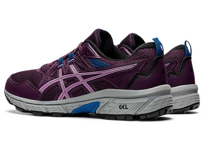 Asics GEL-VENTURE 8 Ženske Tekaški Čevlji Temno Vijolične Črne | Slovenija-5981674