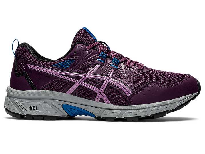 Asics GEL-VENTURE 8 Ženske Tekaški Čevlji Temno Vijolične Črne | Slovenija-5981674