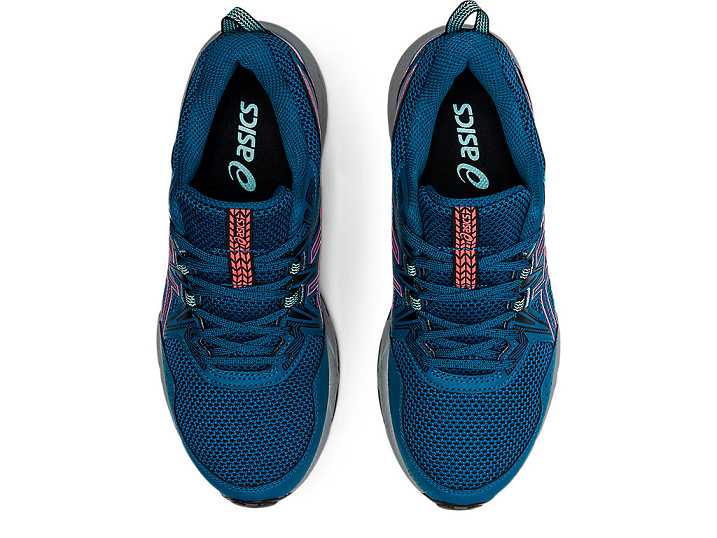 Asics GEL-VENTURE 8 Ženske Tekaški Čevlji Temno Turkizna Koralne | Slovenija-8379605