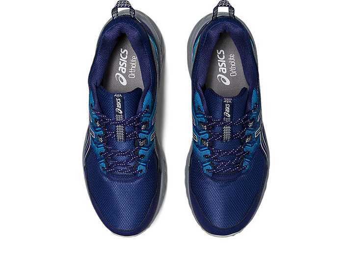 Asics GEL-VENTURE 9 Moški Tekaški Čevlji Modre Svetlo Olivno Zelene | Slovenija-0791325