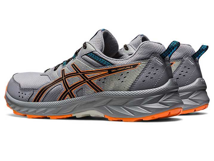 Asics GEL-VENTURE 9 Moški Tekaški Čevlji Sive Oranžne | Slovenija-6845390