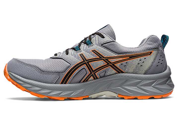 Asics GEL-VENTURE 9 Moški Tekaški Čevlji Sive Oranžne | Slovenija-6845390