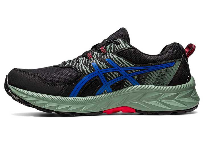 Asics GEL-VENTURE 9 Moški Tekaški Čevlji Črne Modre | Slovenija-9425670