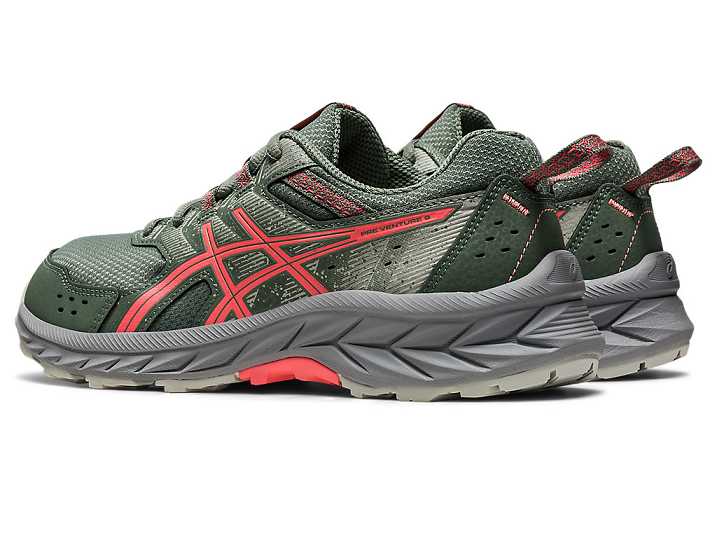 Asics GEL-VENTURE 9 Otroški Tekaški Čevlji Temno Zelene | Slovenija-6352187