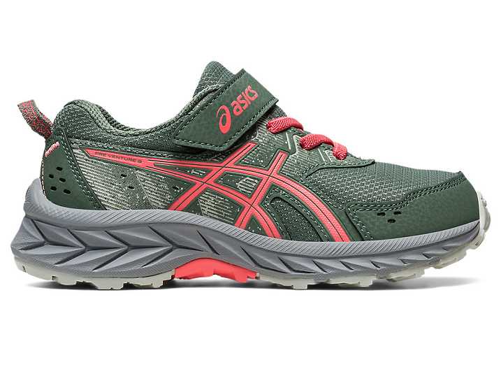 Asics GEL-VENTURE 9 Otroški Tekaški Čevlji Temno Zelene | Slovenija-8129365