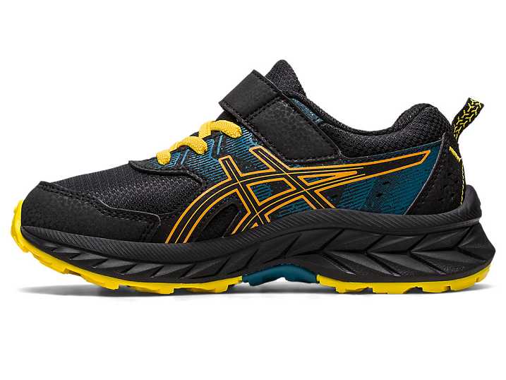 Asics GEL-VENTURE 9 Otroški Tekaški Čevlji Črne Bež | Slovenija-8243617