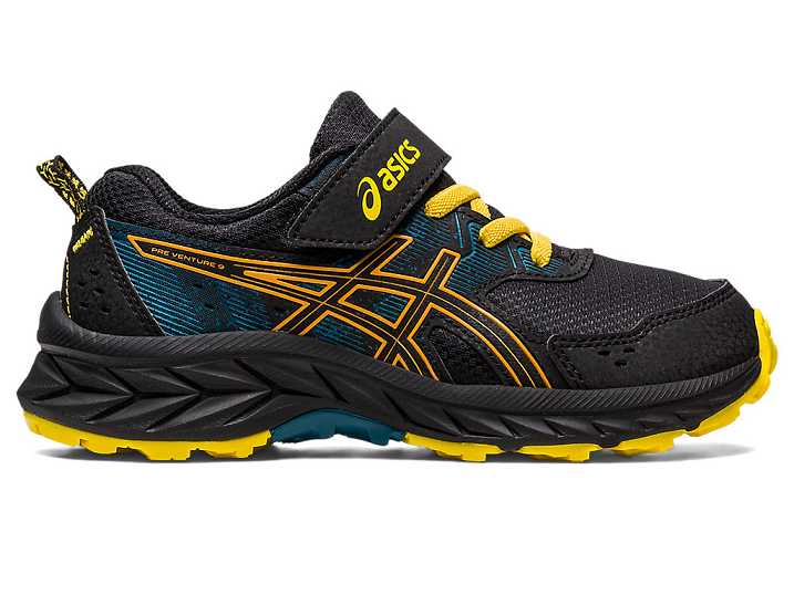 Asics GEL-VENTURE 9 Otroški Tekaški Čevlji Črne Bež | Slovenija-8243617