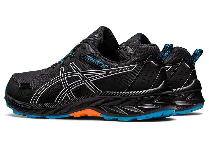 Asics GEL-VENTURE 9 WATERPROOF Moški Tekaški Čevlji Črne Vijolične | Slovenija-8460137