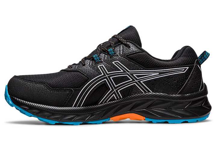 Asics GEL-VENTURE 9 WATERPROOF Moški Tekaški Čevlji Črne Vijolične | Slovenija-8460137