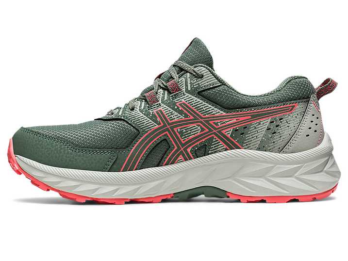 Asics GEL-VENTURE 9 Ženske Tekaški Čevlji Temno Zelene | Slovenija-3654702