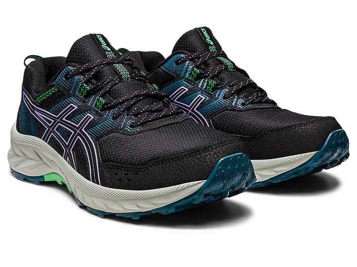 Asics GEL-VENTURE 9 Ženske Tekaški Čevlji Črne Vijolične | Slovenija-3691850