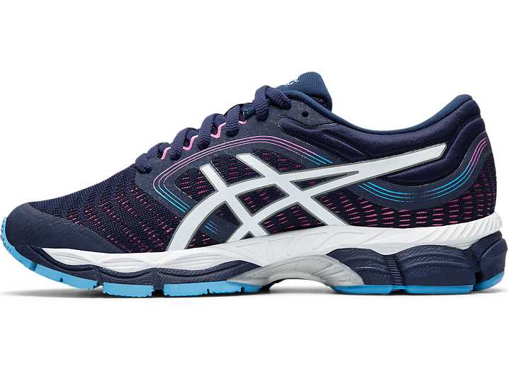 Asics GEL-ZIRUSS 3 Ženske Tekaški Čevlji Temno Modre Bele | Slovenija-8914573