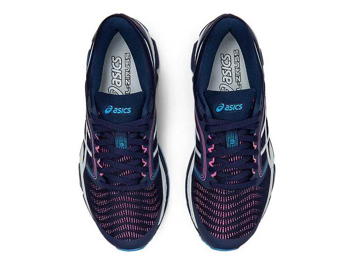 Asics GEL-ZIRUSS 3 Ženske Tekaški Čevlji Temno Modre Bele | Slovenija-8914573