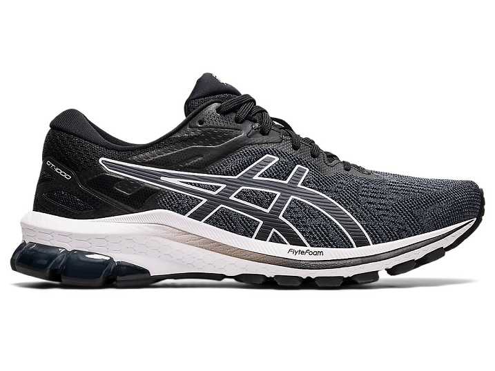 Asics GT-1000 10 WIDE Ženske Pohodni Čevlji Črne Bele | Slovenija-0628751