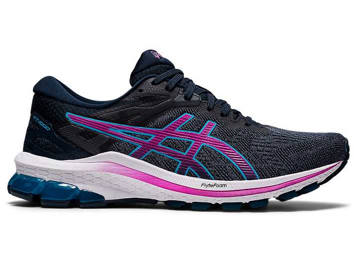 Asics GT-1000 10 WIDE Ženske Pohodni Čevlji Modre Vijolične | Slovenija-6320457