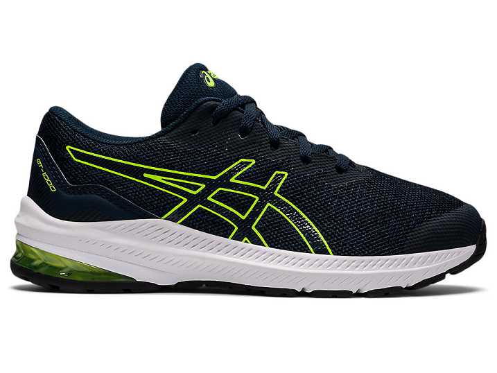 Asics GT-1000 11 Otroški Tekaški Čevlji Modre Zelene | Slovenija-6025479