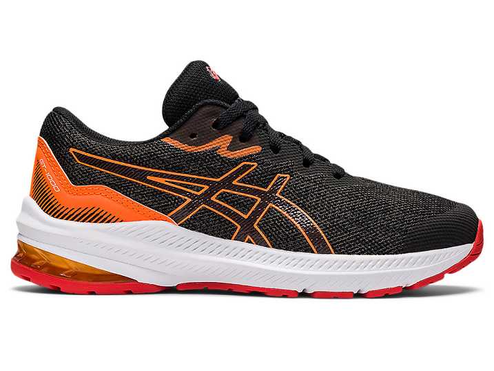 Asics GT-1000 11 Otroški Tekaški Čevlji Temno Sive Rdeče | Slovenija-6920715