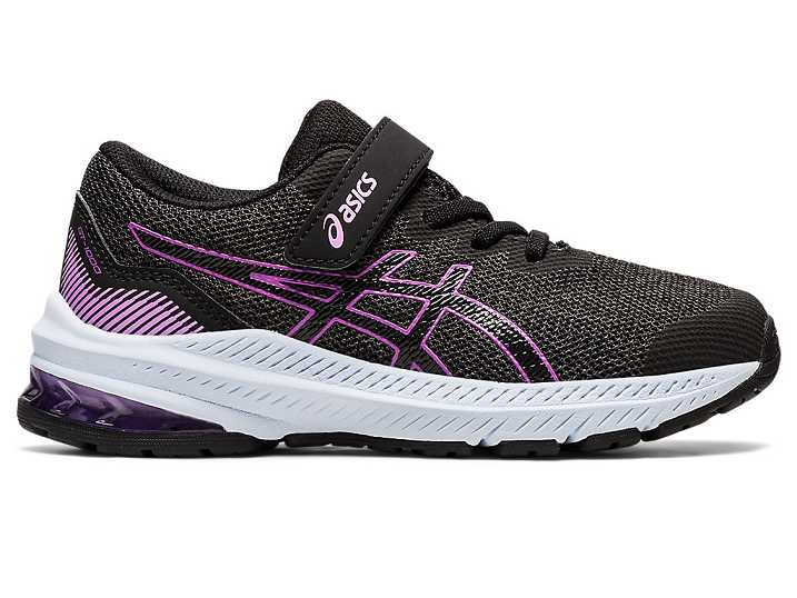 Asics GT-1000 11 Otroški Tekaški Čevlji Temno Sive Vijolične | Slovenija-8563902