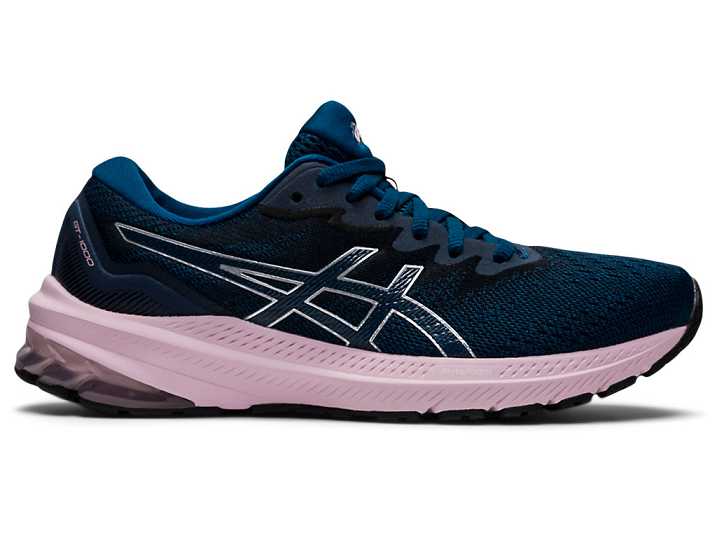 Asics GT-1000 11 WIDE Ženske Pohodni Čevlji Modre Roza | Slovenija-5902846