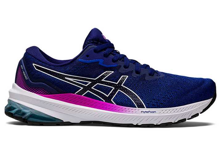 Asics GT-1000 11 WIDE Ženske Tekaški Čevlji Modre | Slovenija-8356094