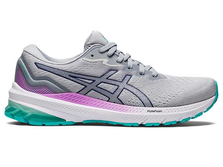 Asics GT-1000 11 Ženske Tekaški Čevlji Sive Modre | Slovenija-4936251