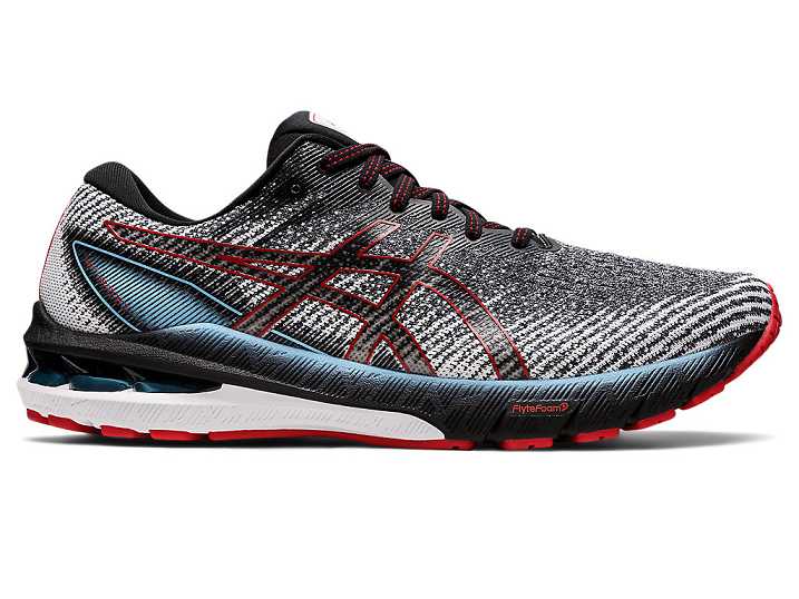 Asics GT-2000 10 Moški Tekaški Čevlji Črne Rdeče | Slovenija-0138276