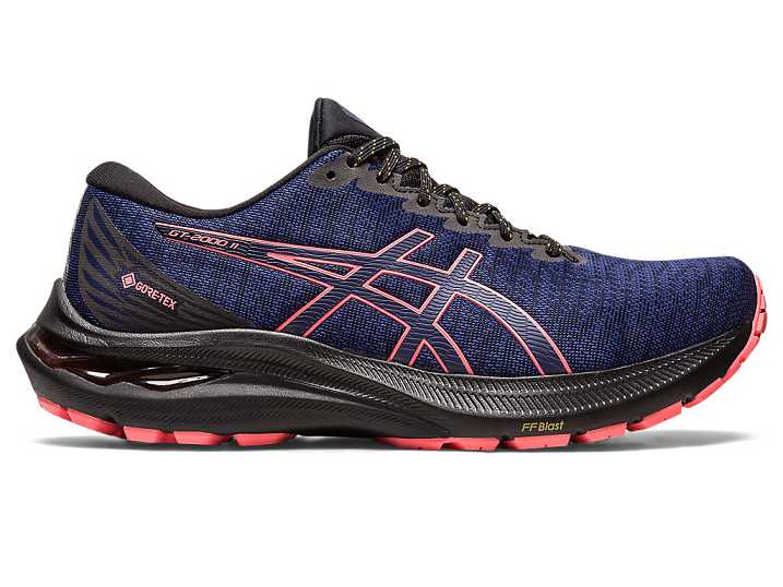 Asics GT-2000 11 GTX Ženske Tekaški Čevlji Črne Indigo Modre | Slovenija-8095326