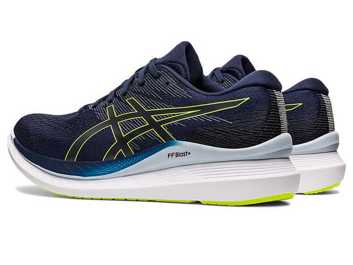 Asics GlideRide 3 Moški Tekaški Čevlji Temno Modre Črne | Slovenija-6539702