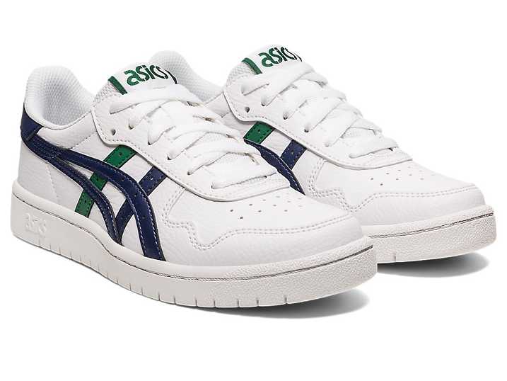 Asics JAPAN S Otroški Superge Bele Temno Modre | Slovenija-7980123