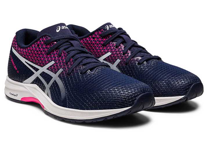 Asics LYTERACER 4 Ženske Tekaški Čevlji Temno Modre Bele | Slovenija-3185049