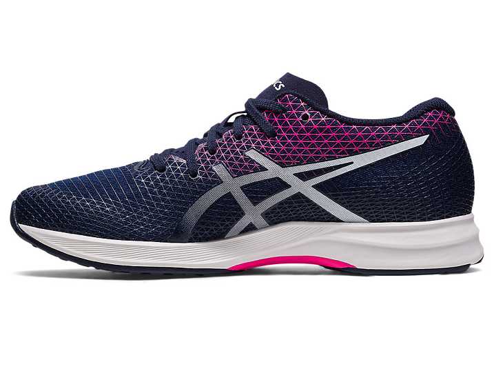 Asics LYTERACER 4 Ženske Tekaški Čevlji Temno Modre Bele | Slovenija-3185049