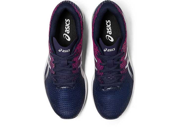 Asics LYTERACER 4 Ženske Tekaški Čevlji Temno Modre Bele | Slovenija-3185049