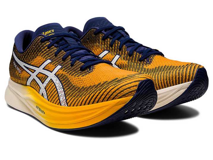 Asics MAGIC SPEED 2 Moški Tekaški Čevlji Oranžne Bele | Slovenija-3410986