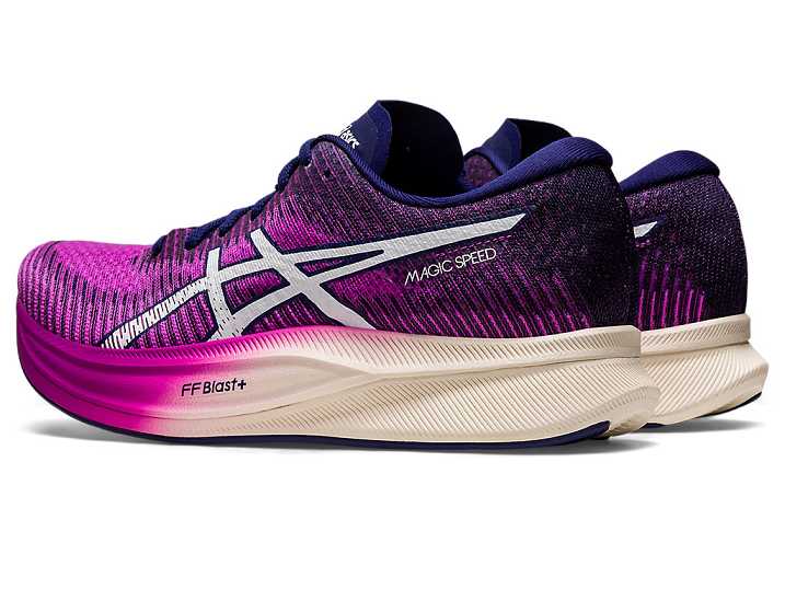 Asics MAGIC SPEED 2 Ženske Tekaški Čevlji Vijolične Bele | Slovenija-9154327