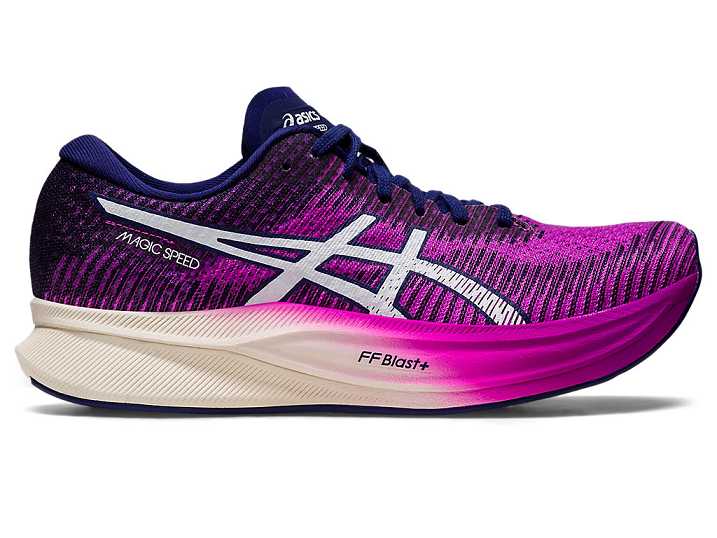 Asics MAGIC SPEED 2 Ženske Tekaški Čevlji Vijolične Bele | Slovenija-9154327