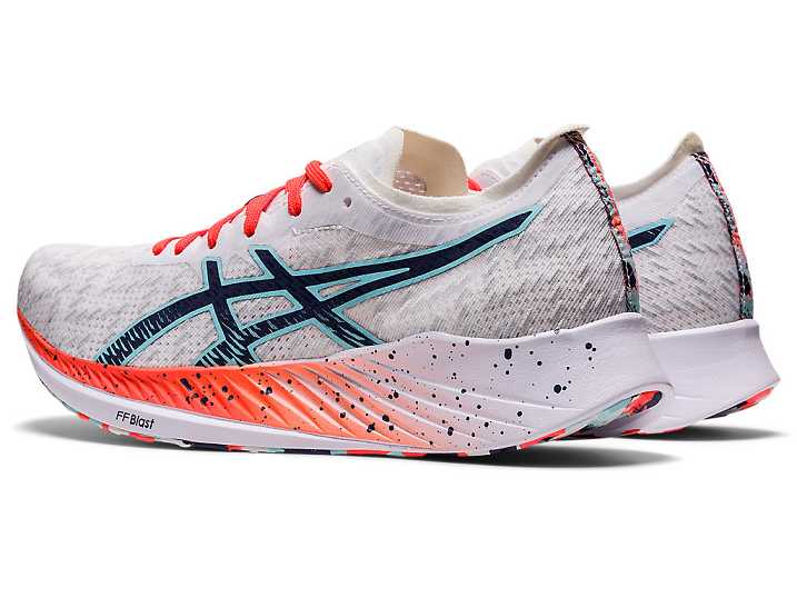 Asics MAGIC SPEED Ženske Tekaški Čevlji Bele Modre | Slovenija-0284795