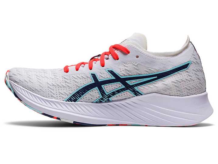 Asics MAGIC SPEED Ženske Tekaški Čevlji Bele Modre | Slovenija-0284795