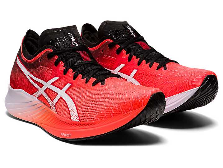 Asics MAGIC SPEED Ženske Tekaški Čevlji Oranžne Rdeče Bele | Slovenija-8901652