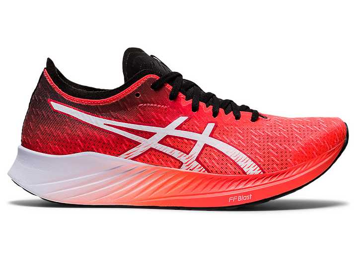 Asics MAGIC SPEED Ženske Tekaški Čevlji Oranžne Rdeče Bele | Slovenija-8901652