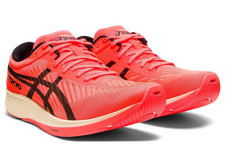 Asics METARACER TOKYO Ženske Tekaški Čevlji Oranžne Rdeče Črne | Slovenija-8369054