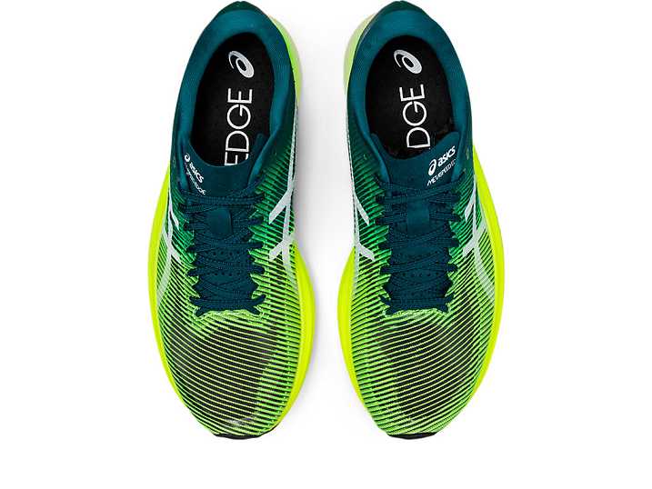 Asics METASPEED EDGE+ Moški Tekaški Čevlji Temno Zelene Rumene | Slovenija-5238491