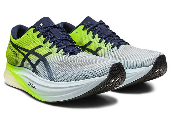 Asics METASPEED EDGE+ Moški Tekaški Čevlji Kremna Zelene | Slovenija-9581437