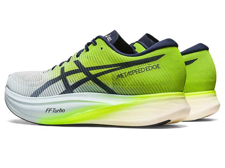 Asics METASPEED EDGE+ Moški Tekaški Čevlji Kremna Zelene | Slovenija-9581437