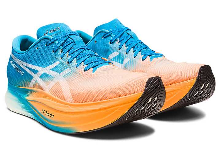 Asics METASPEED SKY+ Moški Tekaški Čevlji Oranžne Modre | Slovenija-4912056