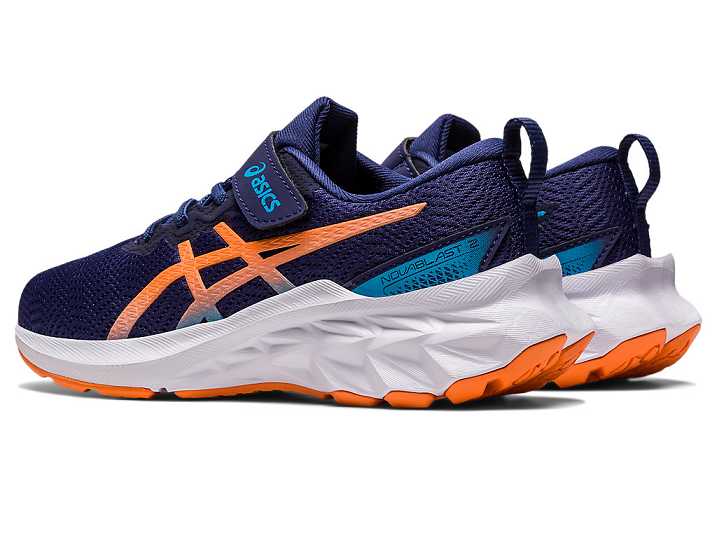 Asics NOVABLAST 2 Otroški Tekaški Čevlji Modre Oranžne | Slovenija-6792153