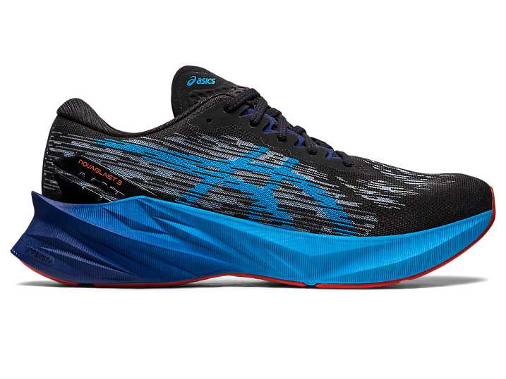 Asics NOVABLAST 3 Moški Tekaški Čevlji Črne Modre | Slovenija-9502348