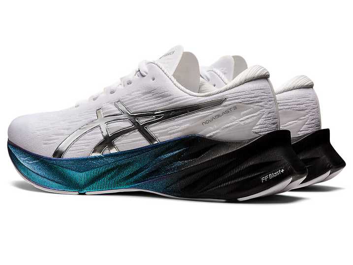 Asics NOVABLAST 3 PLATINUM Moški Tekaški Čevlji Bele Srebrne | Slovenija-3925067