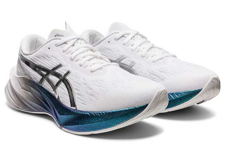 Asics NOVABLAST 3 PLATINUM Ženske Tekaški Čevlji Bele Srebrne | Slovenija-6154298